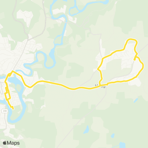 Brakar Schjongslund-Hønefoss-Haugsbygd map