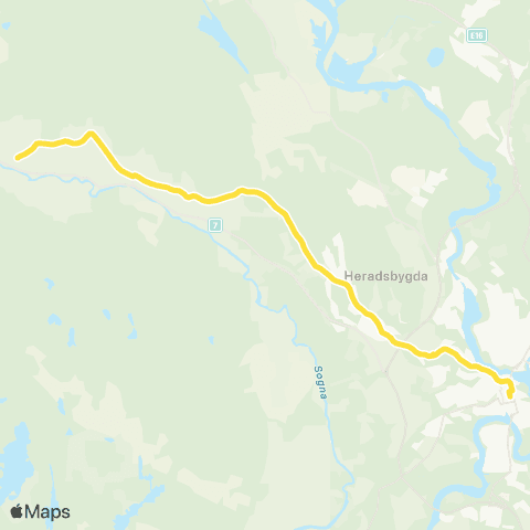 Brakar Hønefoss-Øst-Veme map