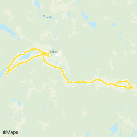 Brakar Sokna-Bårnås / Øst-Veme map