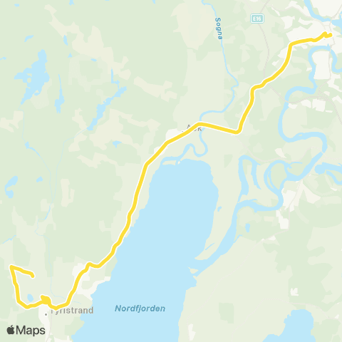 Brakar Plogen-Tyristrand-Hønefoss map