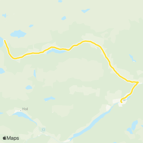 Brakar Ål - Vats - Bergsjø map