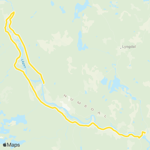 Brakar Bjørnsrud - Flesberg map