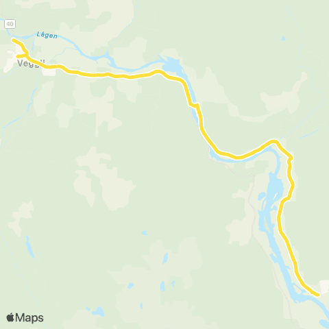 Brakar Rollag - Veggli map