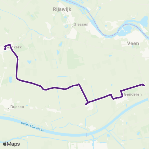 Bravo Almkerk - Wijk en Aalburg Kromme Nol map