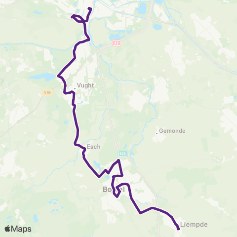 Bravo Liempde - 's-Hertogenbosch map