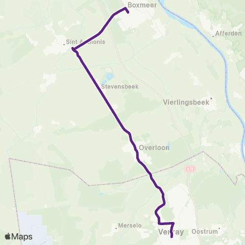 Bravo Boxmeer - Venray Centrum map