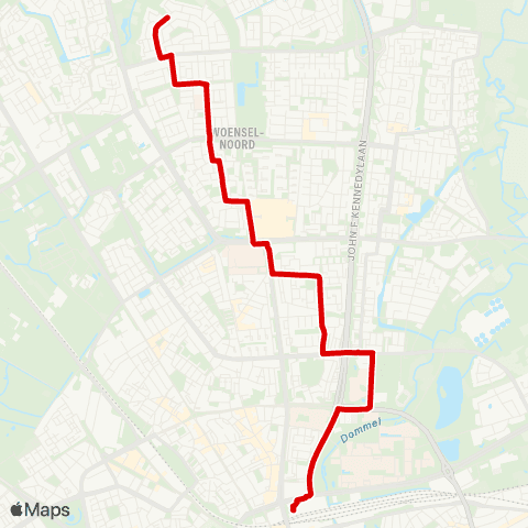 Bravo Eindhoven Blixembosch West - Station map