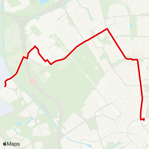 Bravo Eindhoven Airport - Eindhoven Station map