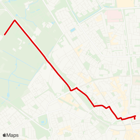 Bravo Eindhoven Internationale school - Station map