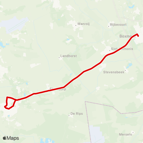 Bravo Boxmeer - Gemert map