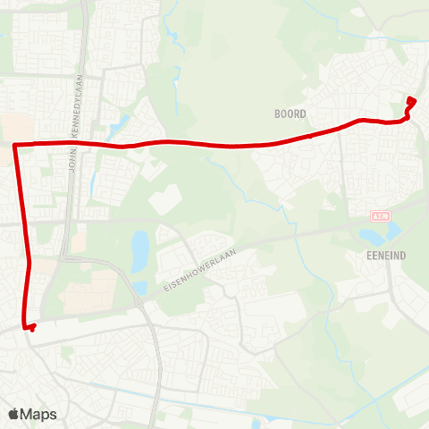 Bravo Nuenen - Summa College - Eindhoven Station map