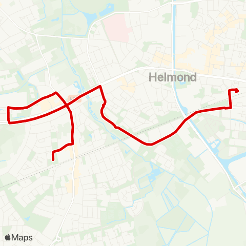 Bravo Helmond Station - Station 't Hout map