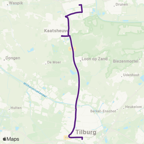 Bravo Waalwijk - Tilburg Stappegoor map