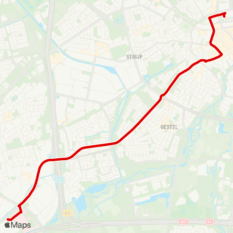Bravo Eindhoven Station - Veldhoven ASML map