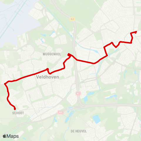 Bravo Veldhoven Zilverackers - Eindhoven Station map