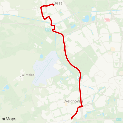 Bravo Veldhoven ASML - Best Station map