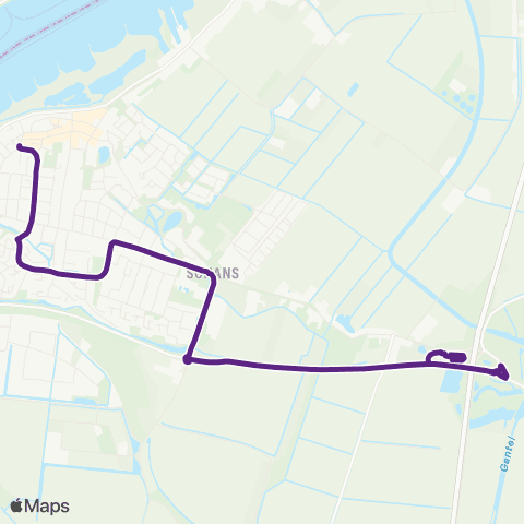 Bravo Werkendam - Sleeuwijk Tol map
