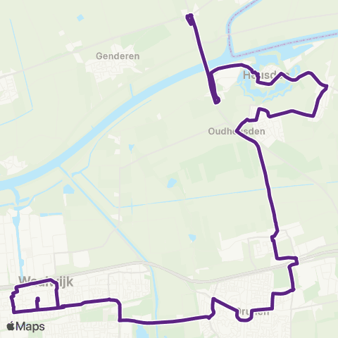 Bravo Waalwijk - Wijk en Aalburg Kromme Nol map