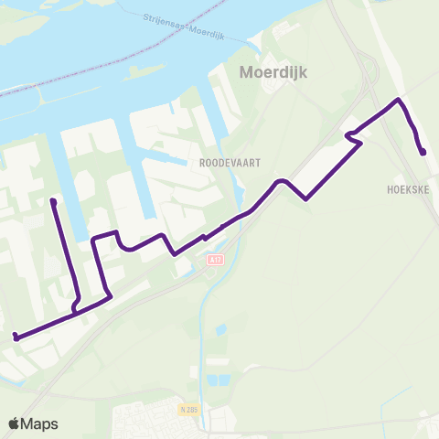 Bravo Lage Zwaluwe - Port of Moerdijk map