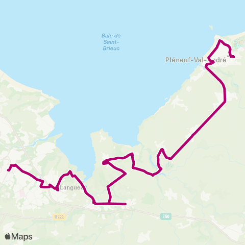 BreizhGo Car 22 Plévenon - Pléneuf-Val-André - St-Brieuc map