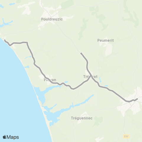 BreizhGo Car 29 Haut Pays Bigouden map