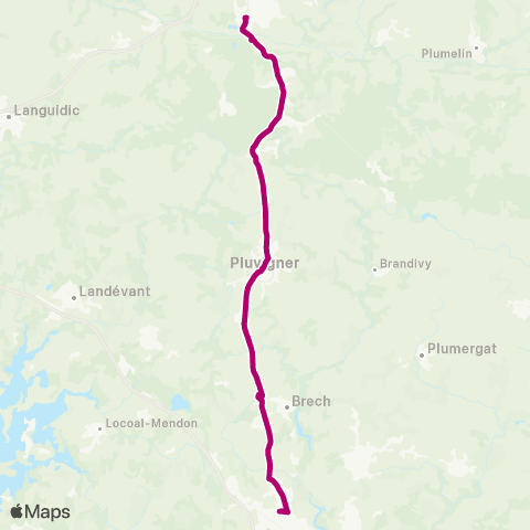 BreizhGo Car 56 Baud - Auray map