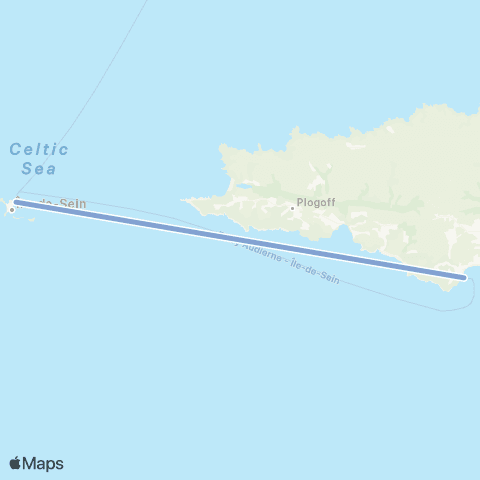 BreizhGo Bateaux - Finistère Audierne-Sein map