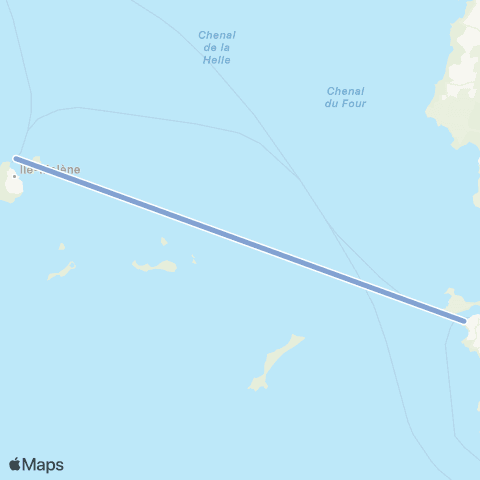 BreizhGo Bateaux - Finistère Le Conquet - Molène map