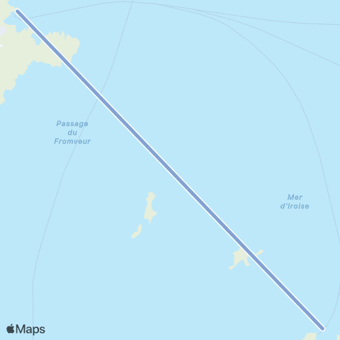 BreizhGo Bateaux - Finistère Molène - Ouessant map