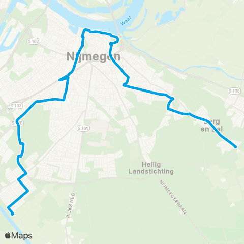 Breng Arnhem CS - Velp map