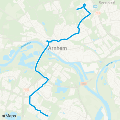 Breng Arnhem Geitenkamp - Rijkerswoerd map
