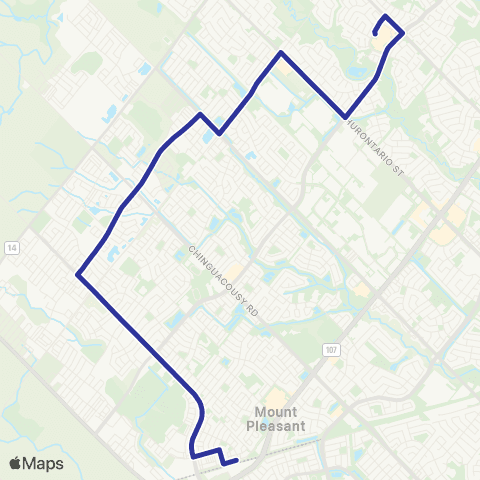 Brampton Transit Wanless map