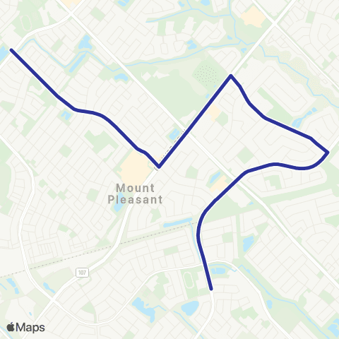 Brampton Transit St. Roch map