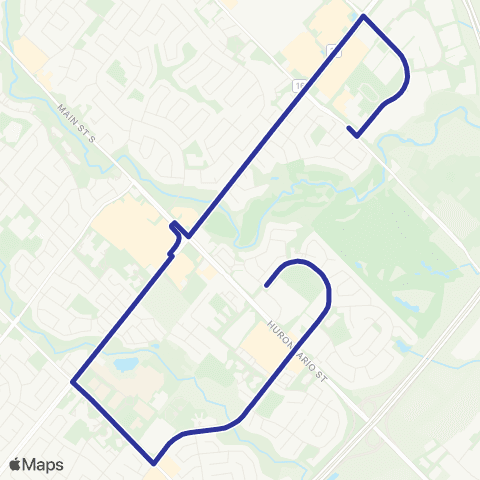 Brampton Transit Turner Fenton map