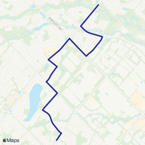 Brampton Transit Chinguacousy map