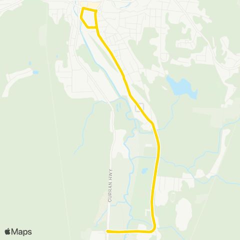 BRTA North Adams Loop map