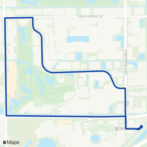 The Park at Broken Sound TPABS West map