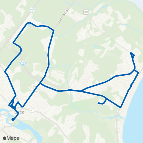 BSOOB Transit Blue / OOB - Saco Industrial map