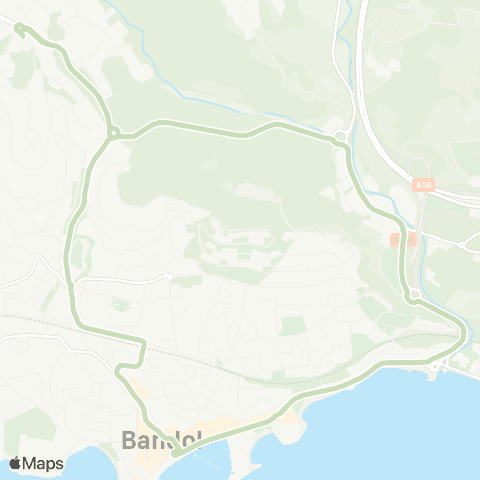 Navettes de Bandol / Sanary-sur-Mer Bandol - Ligne 4 map