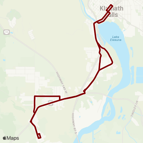 Basin Transit Service Stewart Lennox map
