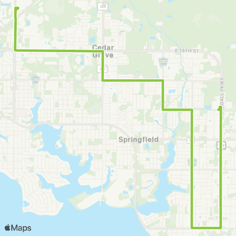 Bay Town Trolley Panama City Mall / Callaway Walmart map