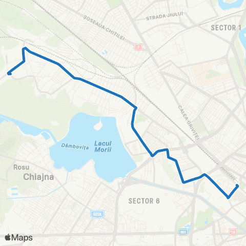 STB - Societatea de Transport București Giulesti Sarbi - Gara de Nord map
