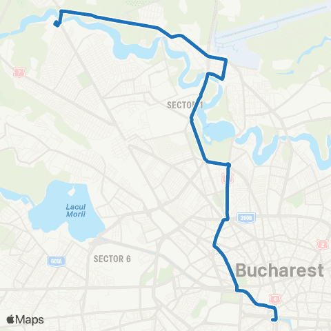 STB - Societatea de Transport București M Straulesti - Piata Unirii 2 map