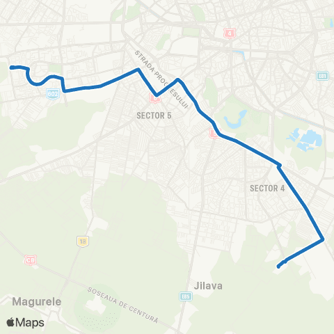 STB - Societatea de Transport București Arcade Berceni - Valea Ialomitei map