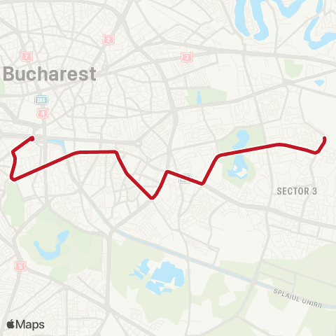 STB - Societatea de Transport București Faur - Piata Unirii map