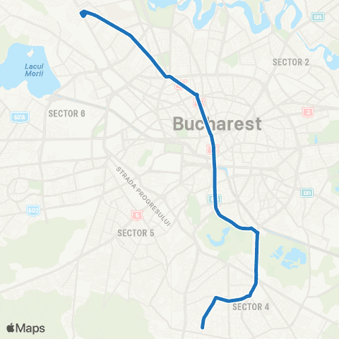 STB - Societatea de Transport București Piata Resita - Clabucet map