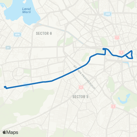 STB - Societatea de Transport București Valea Oltului - Piata Sf. Vineri map