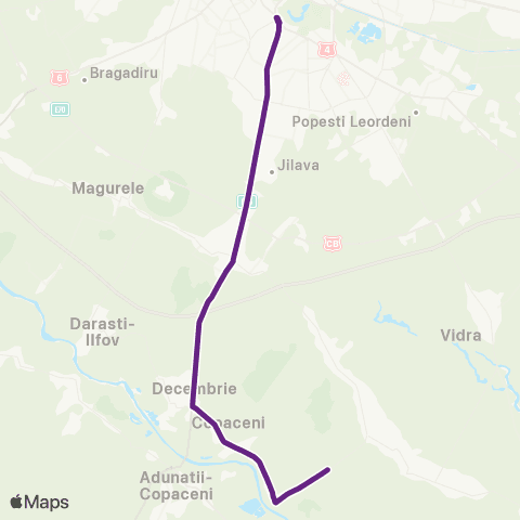 STV C.f.r. Progresul–Copaceni map