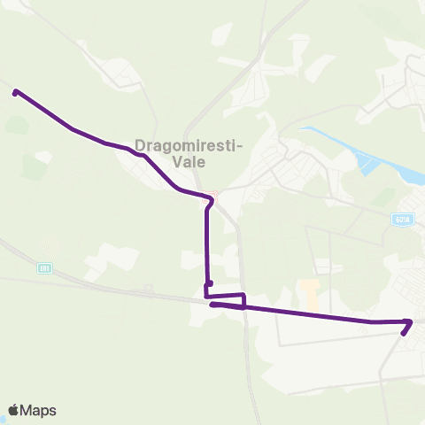 STB - Societatea de Transport București Dragomiresti Deal - Valea Cascadelor map