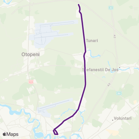 STV M Aurel Vlaicu–Dimieni map